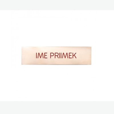 PLOŠČICA Z IMENOM
